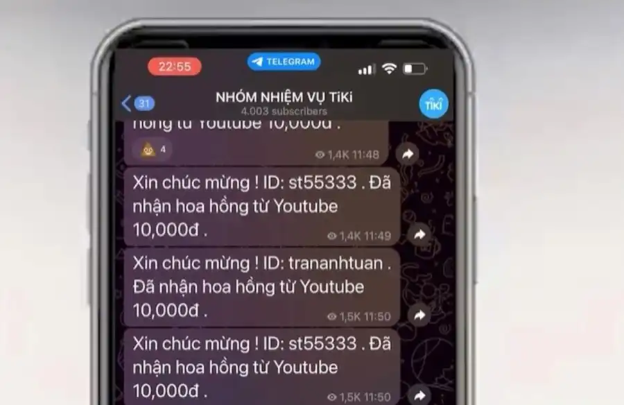 chiêu lừa đảo tinh vi trên telegram 4