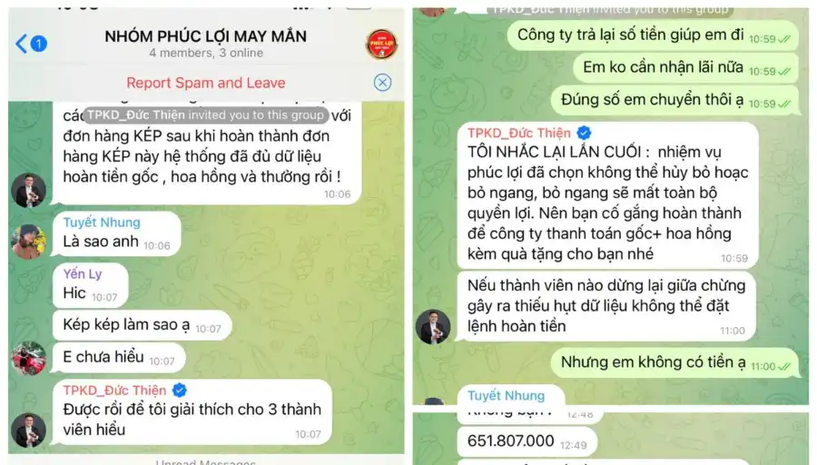 lừa đảo qua Telegram 4