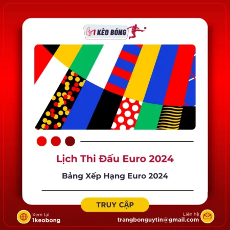 Lịch thi đấu Euro 2024 – BXH Euro 2024